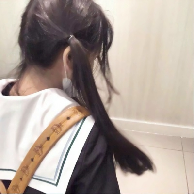 10张高清真人双马尾闺蜜背影头像 快和你的搭子安排上