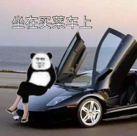 熊猫头配高跟鞋端坐 这套斗图表情包有点意思