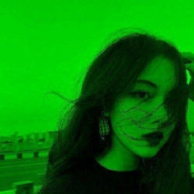 整张都是绿色的女生高清头像 19张个性款