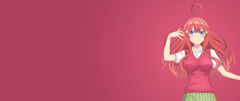 五等分的新娘中野五月壁纸！蓝粉长发的绝美少女5K高清图