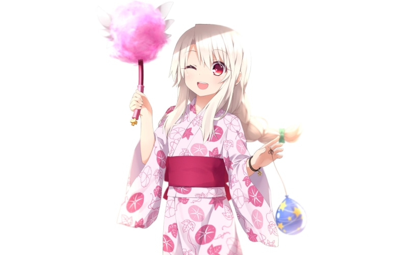 4K高清魔法少女伊莉雅壁纸 画中画风格的伊莉雅头像