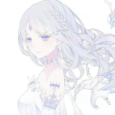 9张高清蓝色系动漫女生头像 氛围感拉满的唯美头像合集