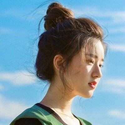 16张清新感拉满的丸子头女生头像 高清好看直接存