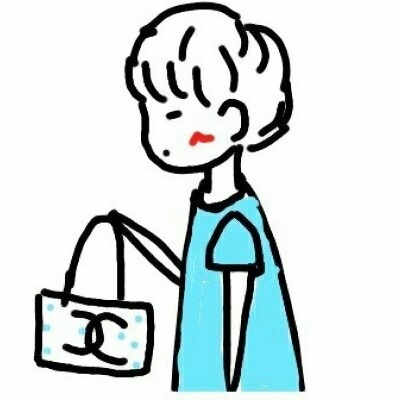 13张超有爱的动漫简笔画闺蜜头像，快和姐妹安排上