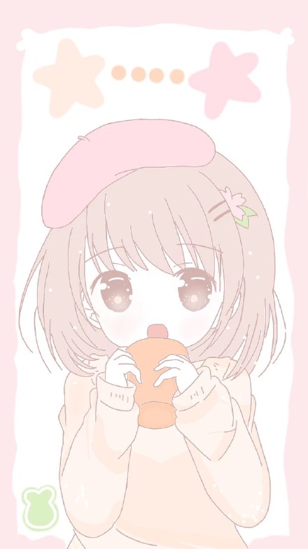 超治愈！一组软乎乎的可爱动漫风壁纸