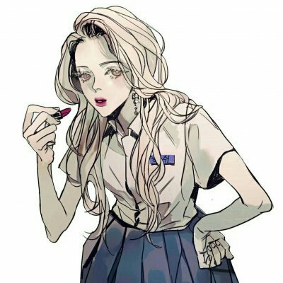 26张超飒手绘女生头像！霸气感拉满还高清好看