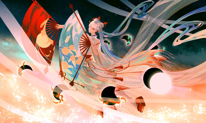 这款2K高清手机壁纸！黑涂 动漫少女 阴阳师 二次元壁纸