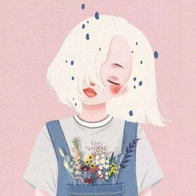女生手绘卡通微信头像来啦！7张高清好看的精选图直接存