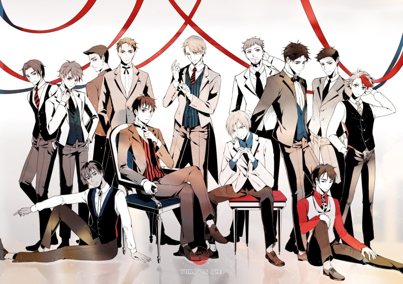 《冰上的尤里》等多部动漫艺术创作壁纸合集