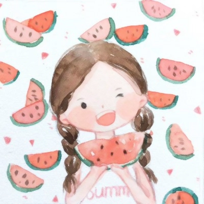 9张超治愈！可爱清新漫画女生头像合集