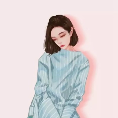 24张高清好看！女生手绘高冷唯美卡通头像合集