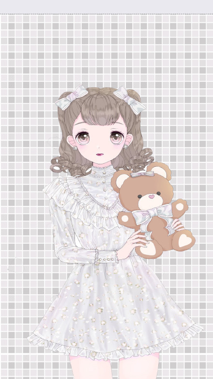 超治愈！一组甜美少女风壁纸来了