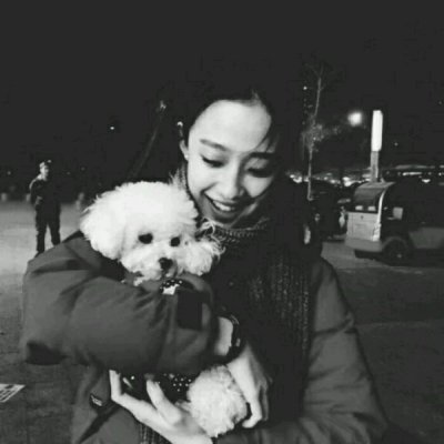 13张高清无文字黑白伤感女生QQ头像合集