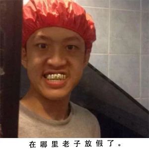 “在哪里，老子放假了”这套表情包火了