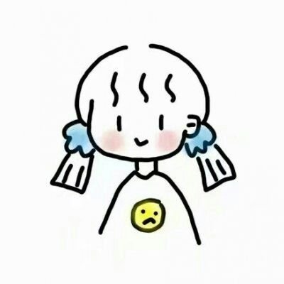 20张高清可爱小女孩简笔画头像合集