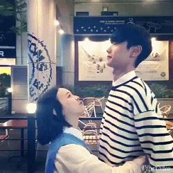 韩剧里的甜系最萌身高差情侣动图