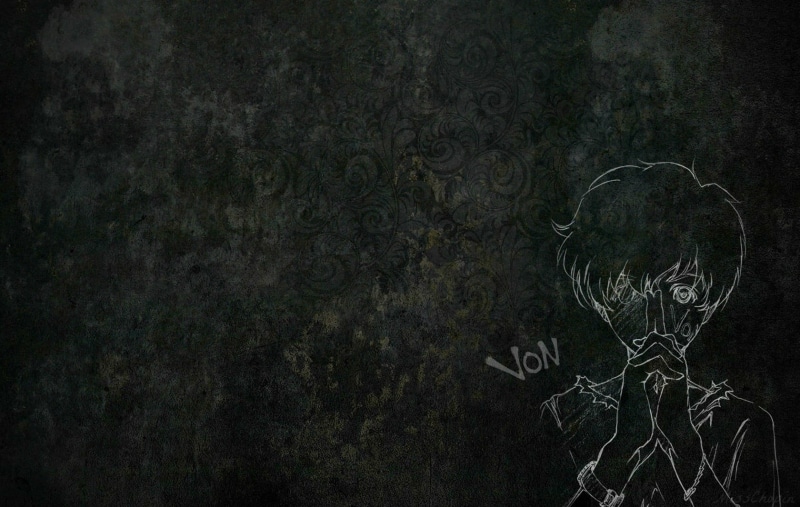 动漫风格植物肌理 chalk 艺术作品壁纸