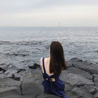 16张海边小清新女生头像！氛围感拉满