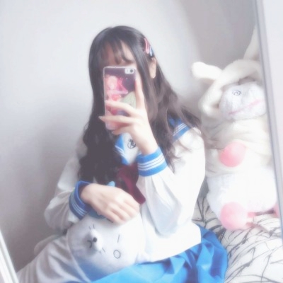 16张高清女高中生校服部位头像合集