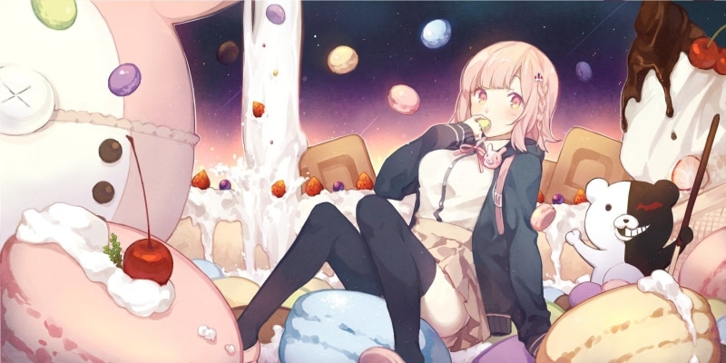 七海千秋绝美壁纸来袭！弹丸论破2里的元气甜妹谁能不爱