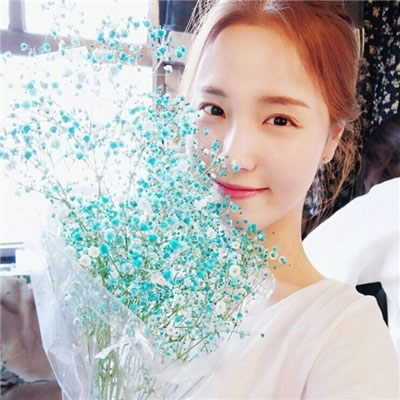 女生手捧满天星的高清唯美头像合集 12张氛围感拉满