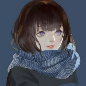 15张氛围感拉满的手绘女生头像 气质感直接拉满