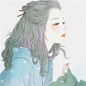 16张森系小清新女生手绘头像合集