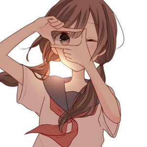 18张高清小清新动漫女生QQ头像 氛围感拉满
