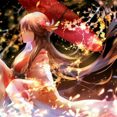 13张高清古风动漫撑伞女生头像 氛围感拉满