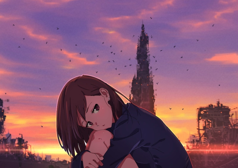 心碎动漫少女1080P高清壁纸