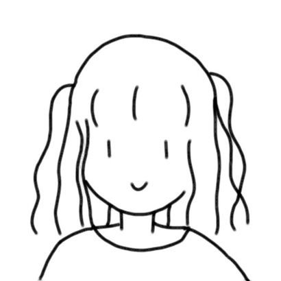 15张高清黑白简笔女生头像 适合当微信头像的手绘简画合集