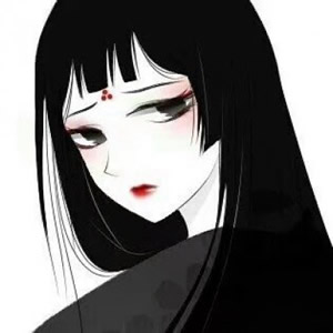 高清黑暗丧系动漫女头像 12张氛围感拉满