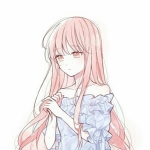 14张高清简约款 长发女生二次元动漫头像合集