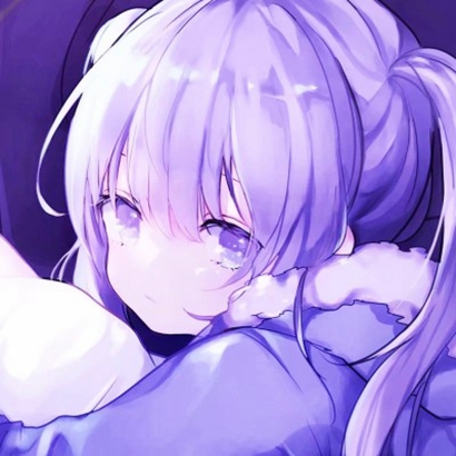 浅粉色系可爱动漫女生头像合集 17张高清图分享