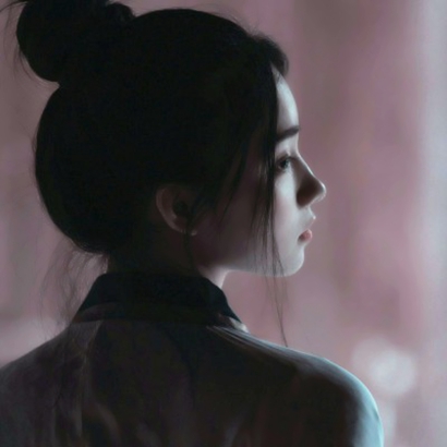 女生侧颜唯美头像合集 34张高清氛围感女生侧颜头像分享