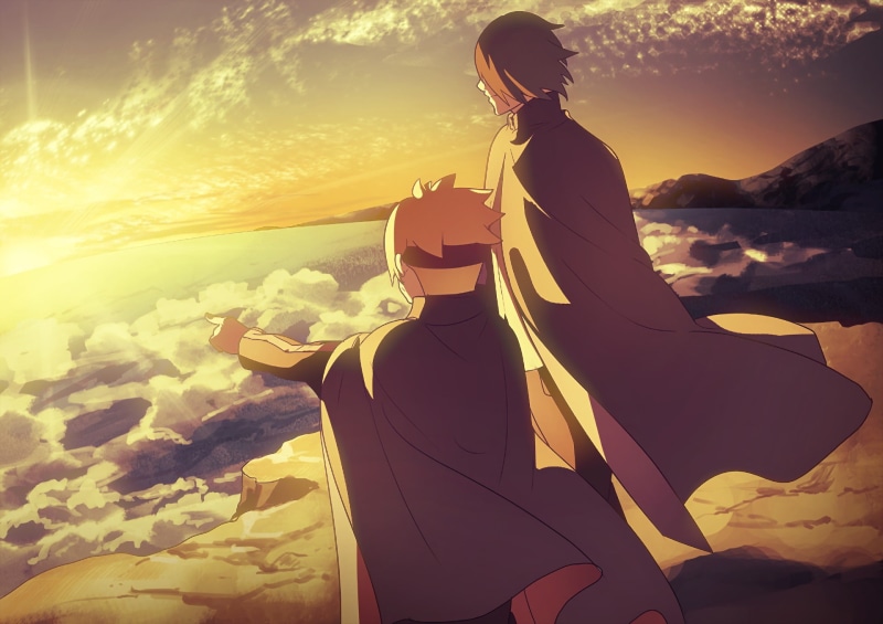 火影衍生同人壁纸合集！博人佐助等角色高清图