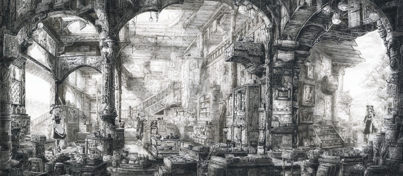 博丽灵梦 雾雨魔理沙 森近霖之助 东方project 高清壁纸