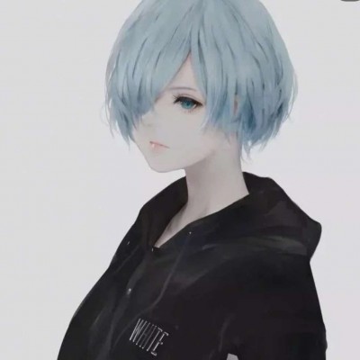 11张高清黑暗系二次元女生头像 氛围感拉满