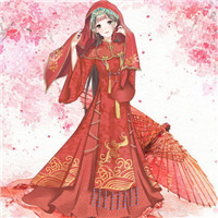 22张绝美古风嫁衣女头像，一眼心动！