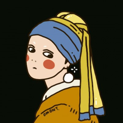 9张高清复古感欧美动漫女生头像，氛围感拉满