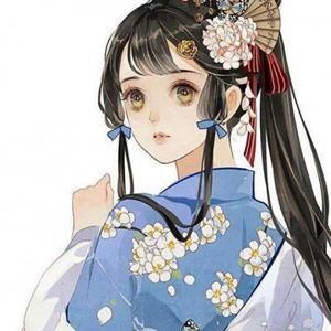 16张高清古风二次元动漫女头 好看的女生漫画头像