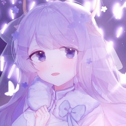 浅粉色系可爱动漫女生头像合集 17张高清图分享