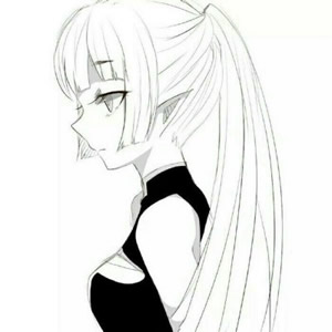 高清黑暗丧系动漫女头像 12张氛围感拉满