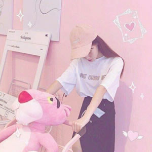 16张高清萌系粉色真人女生头像 软妹感拉满