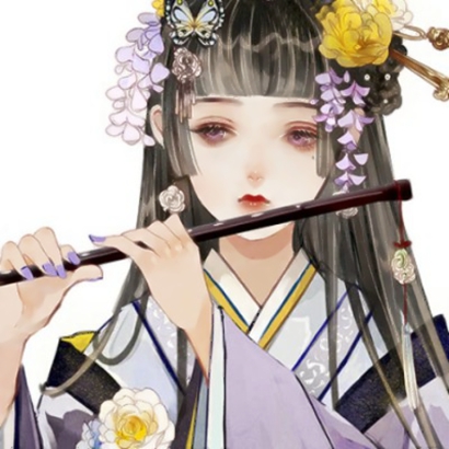 33张唯美古风漫画女生头像 优雅高清头像素材合集