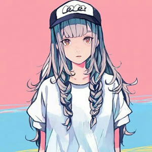 16张现代高冷美女手绘素描头像 高清好看的女生头像素材