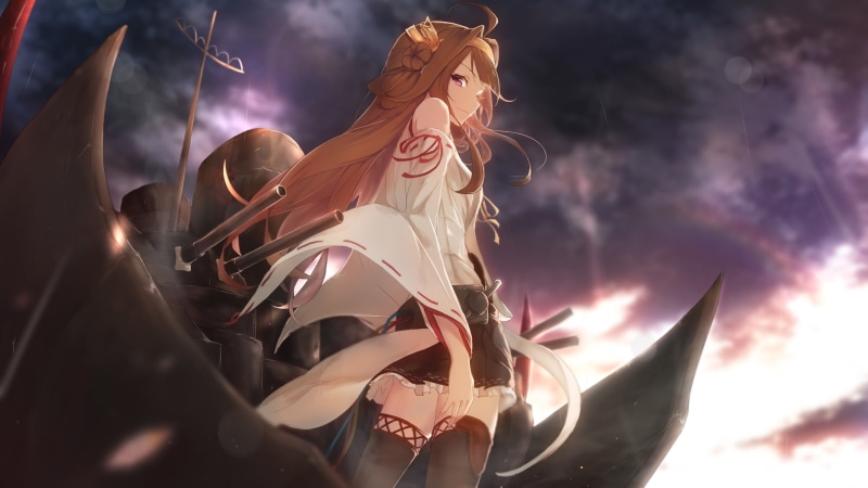 舰队收藏舰娘爱荷华 720P高清手机壁纸