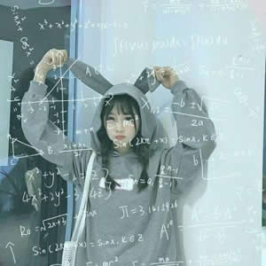 16张高清数字公式女生QQ头像 简约又好看