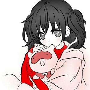 黑暗系红衣少女动漫头像 14张高清女生头像合集