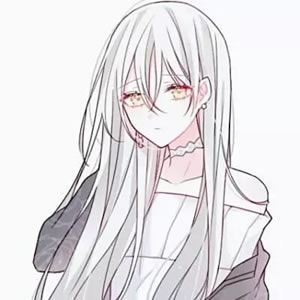 18张高清可爱长发女生漫画头像 唯美氛围感拉满